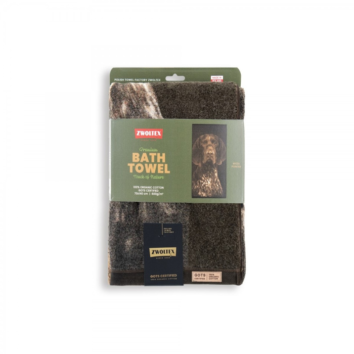 Ręcznik ZWOLTEX WYŻEŁ brązowy